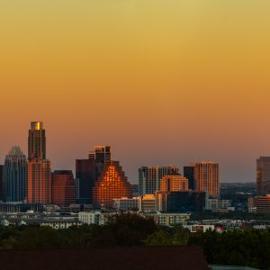 Sunset Cityscape Pano 20x40